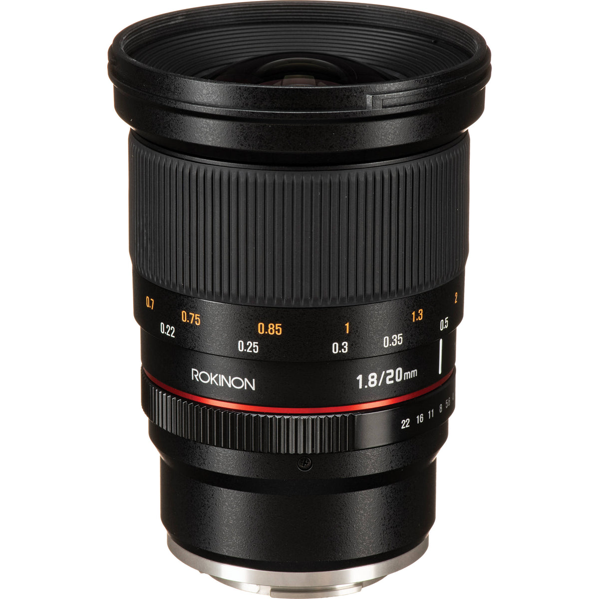 Lente Rokinon 20mm f/1.8 ED AS UMC - vista principal