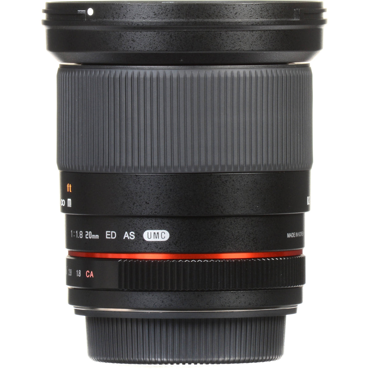 Lente Rokinon 20mm f/1.8 ED AS UMC - en uso