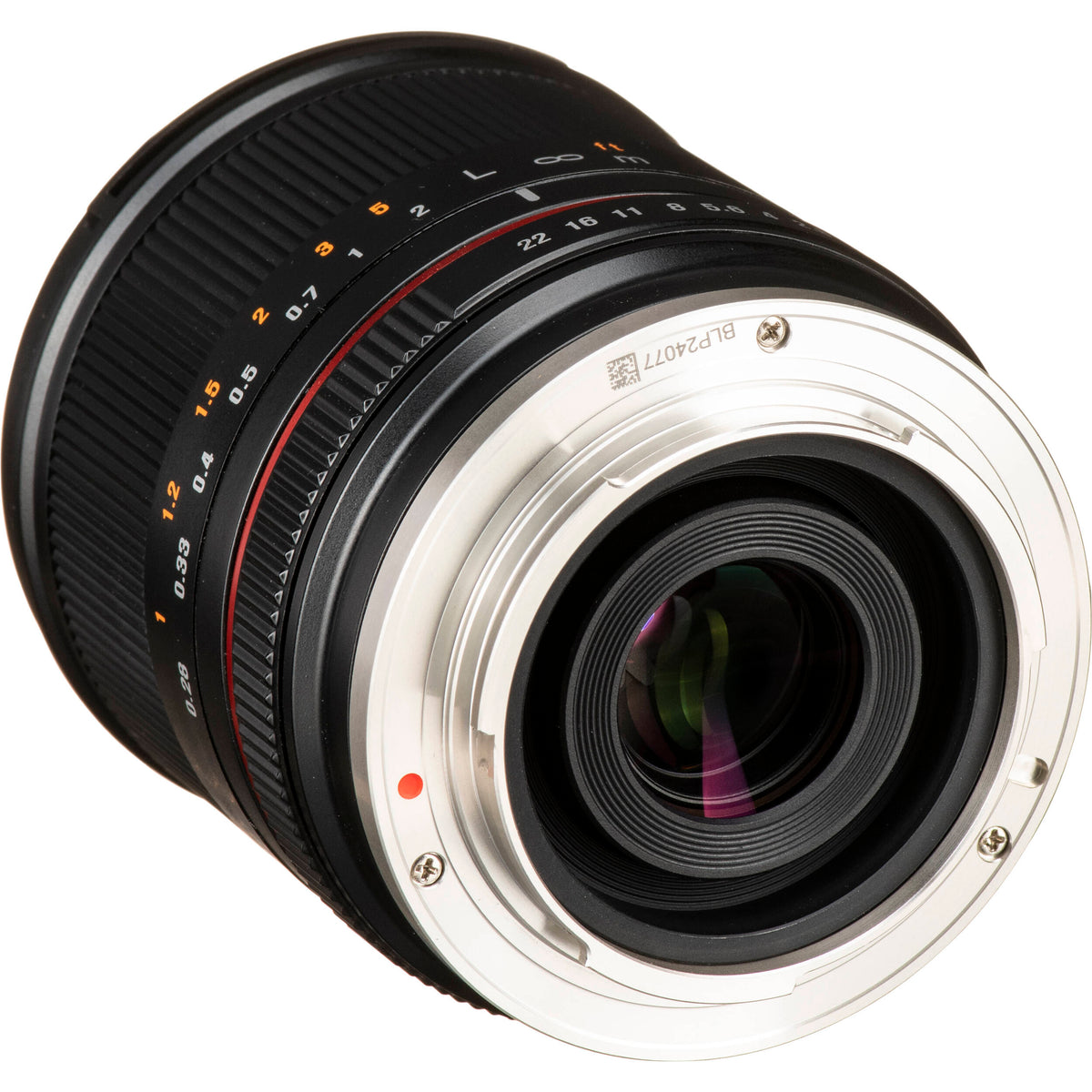 Lente Rokinon 21mm f/1.4 (Negro) - detalle