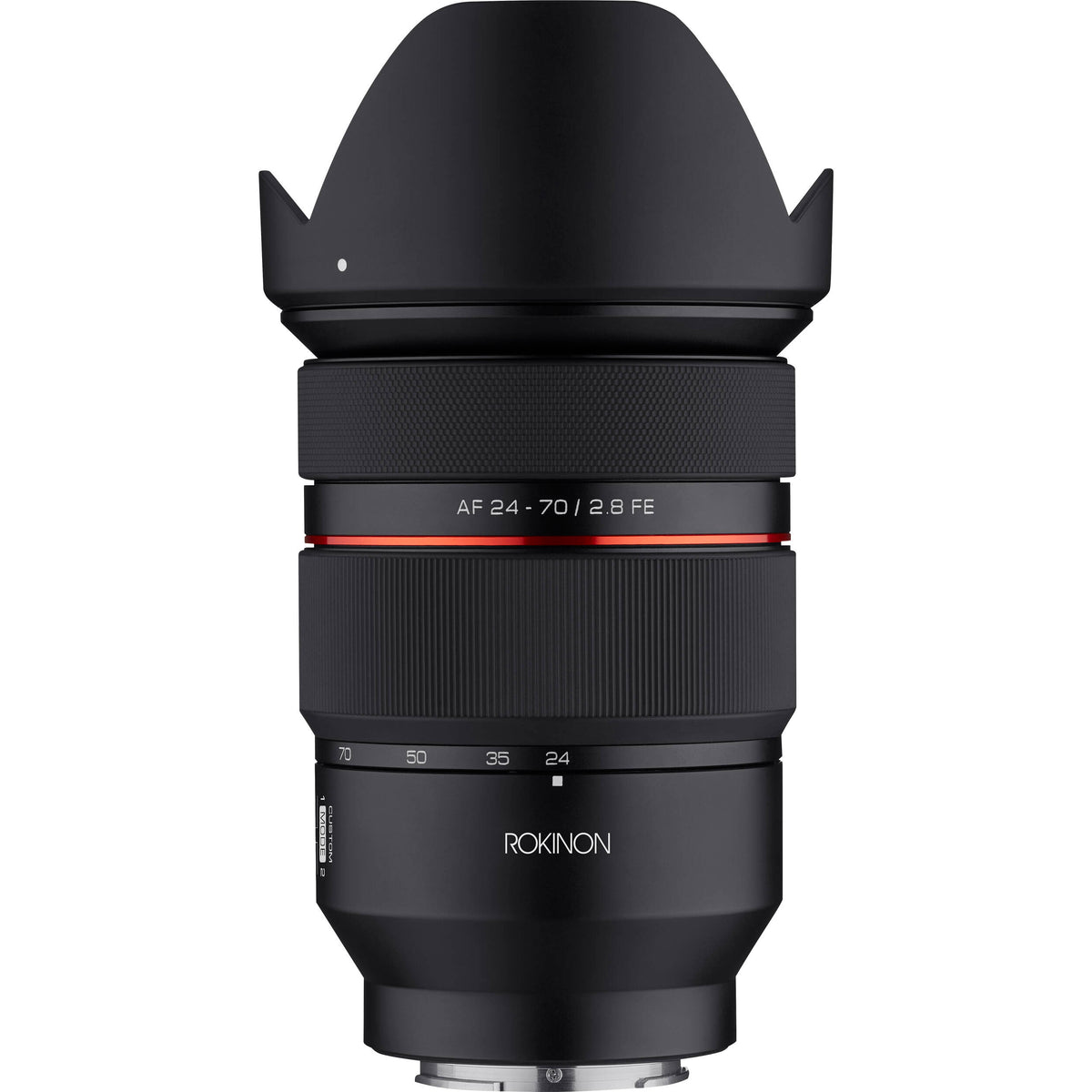 Lente Rokinon 24-70mm f/2.8 AF Zoom - vista principal
