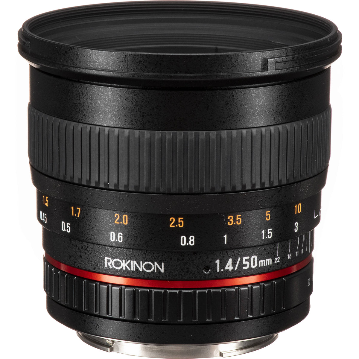 Lente Rokinon 50mm f/1.4 AS IF UMC - vista principal
