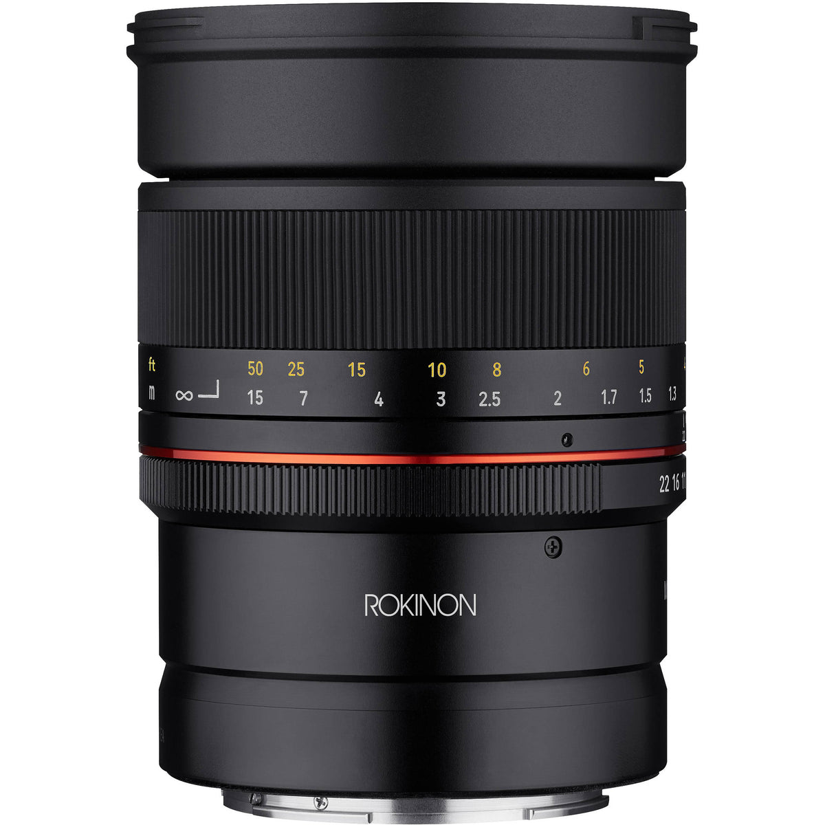 Lente Rokinon 85mm f/1.4 - vista trasera