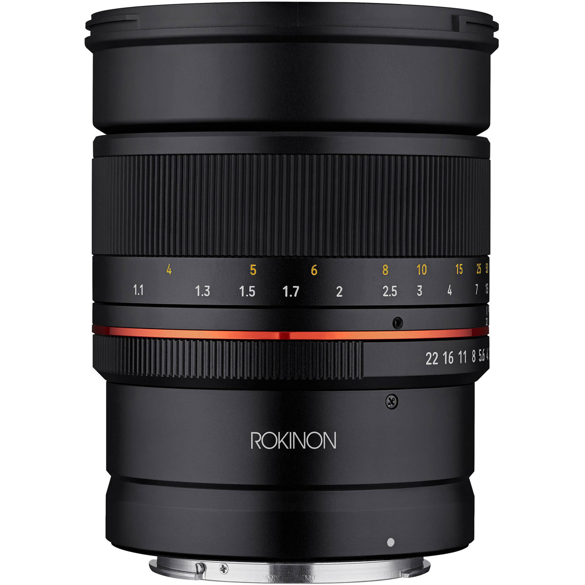 Lente Rokinon 85mm f/1.4 - puertos y conexiones