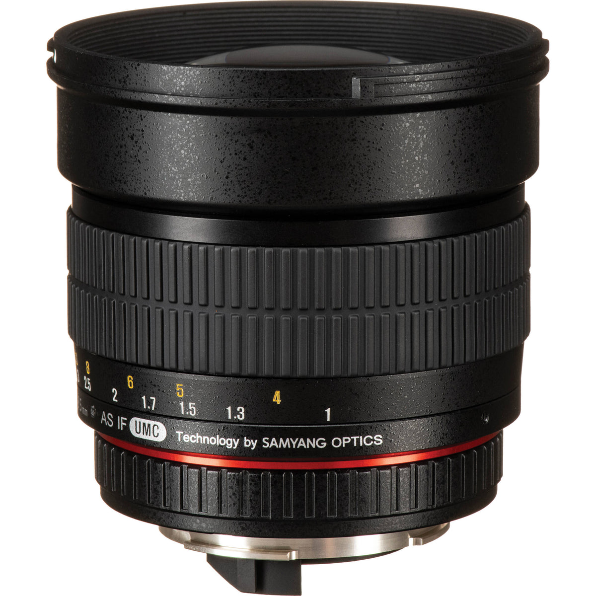 Lente Rokinon 85mm f/1.4 AS IF UMC - vista trasera