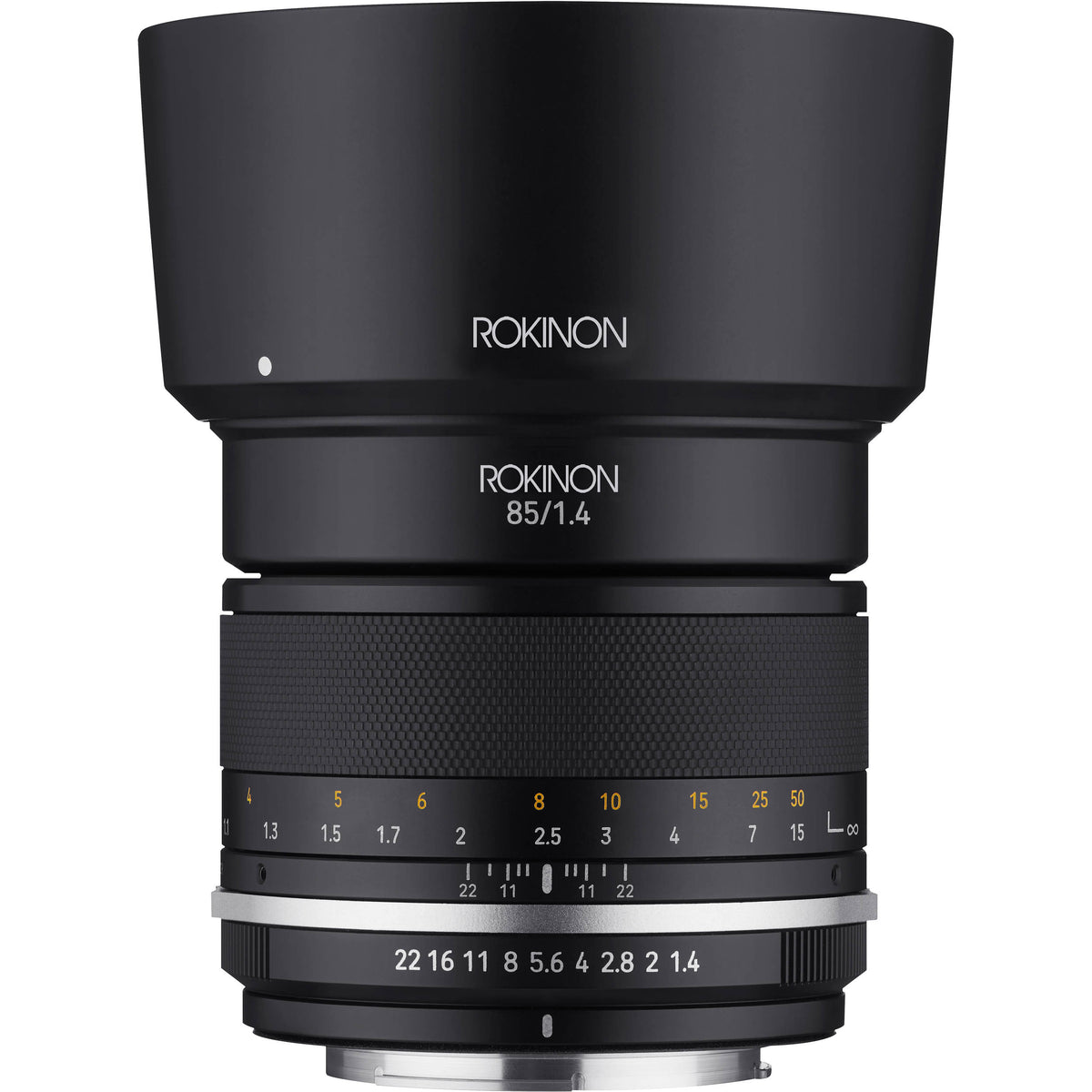 Lente Rokinon 85mm f/1.4 Series II - vista principal