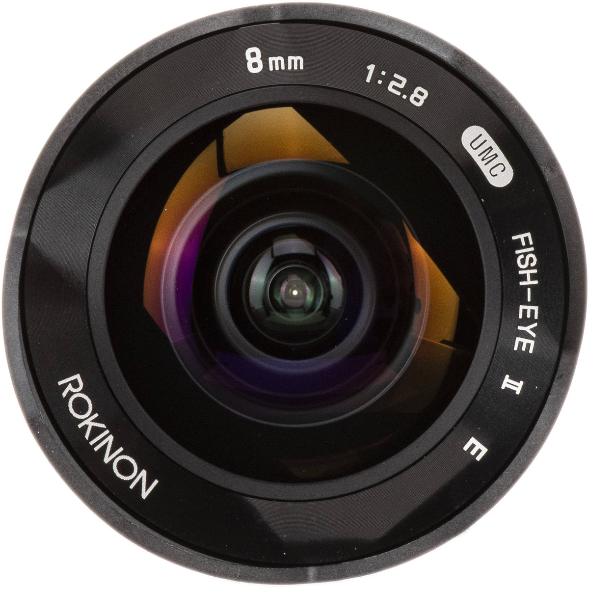 Lente Rokinon 8mm f/2.8 UMC Fisheye II (Negro) - puertos y conexiones