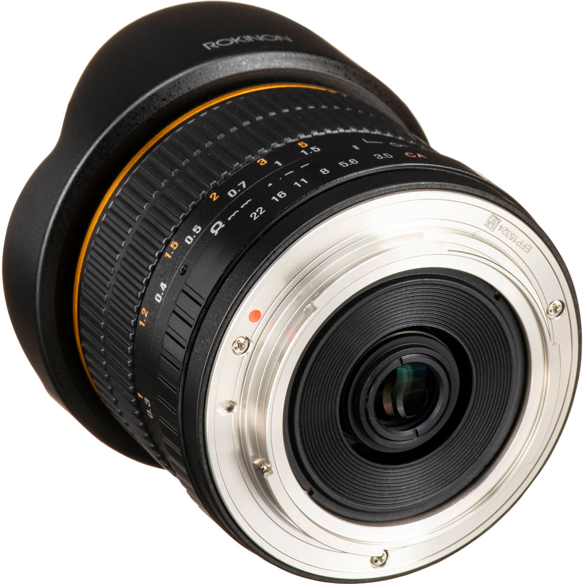 Lente Rokinon 8mm f/3.5 Fisheye - detalle