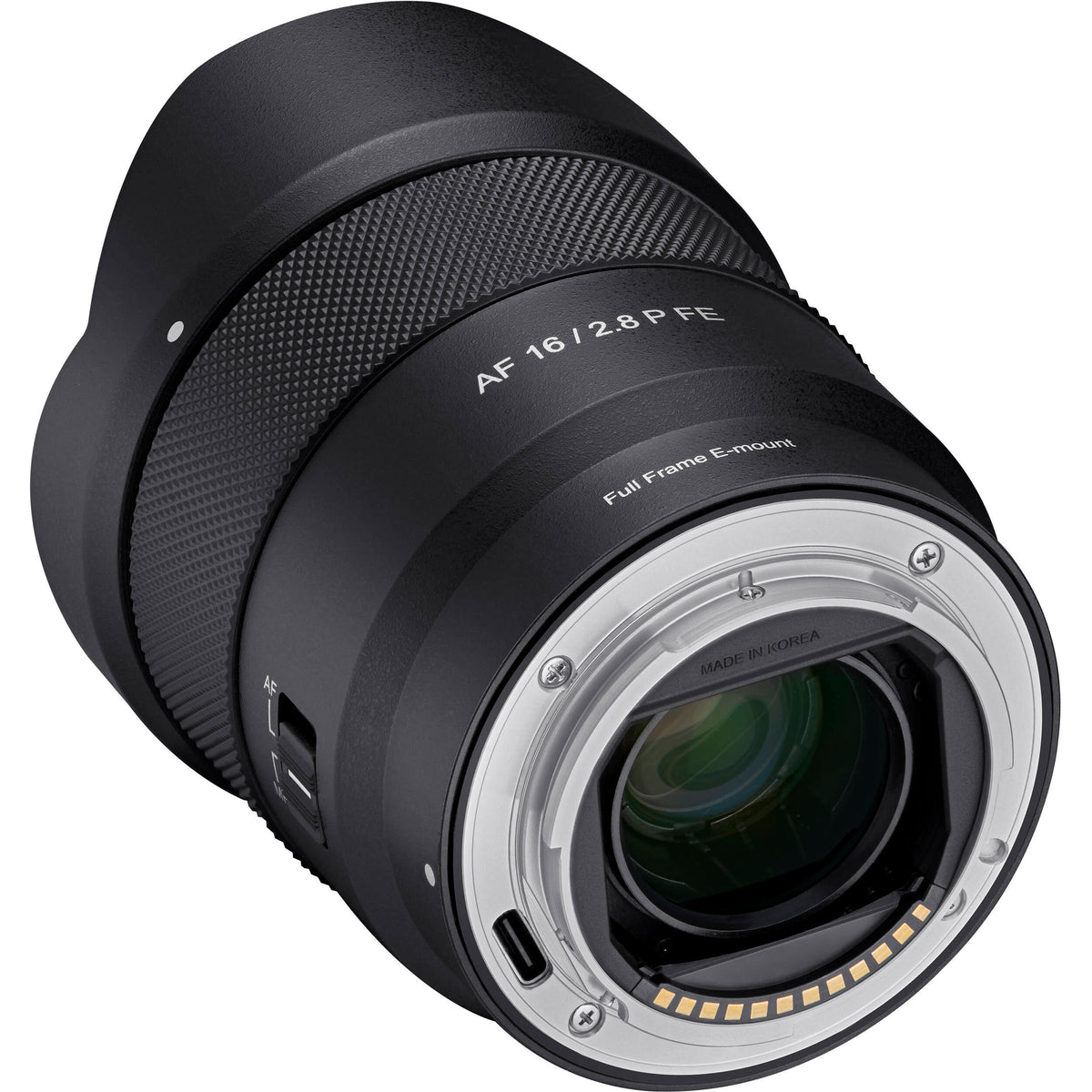 Lente Rokinon AF 16mm f/2.8 P FE - detalle