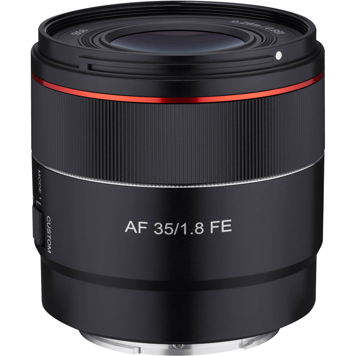Lente Rokinon AF 35mm f/1.8 FE - contenido de la caja