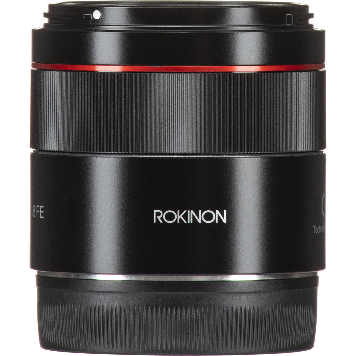 Lente Rokinon AF 45mm f/1.8 FE - contenido de la caja