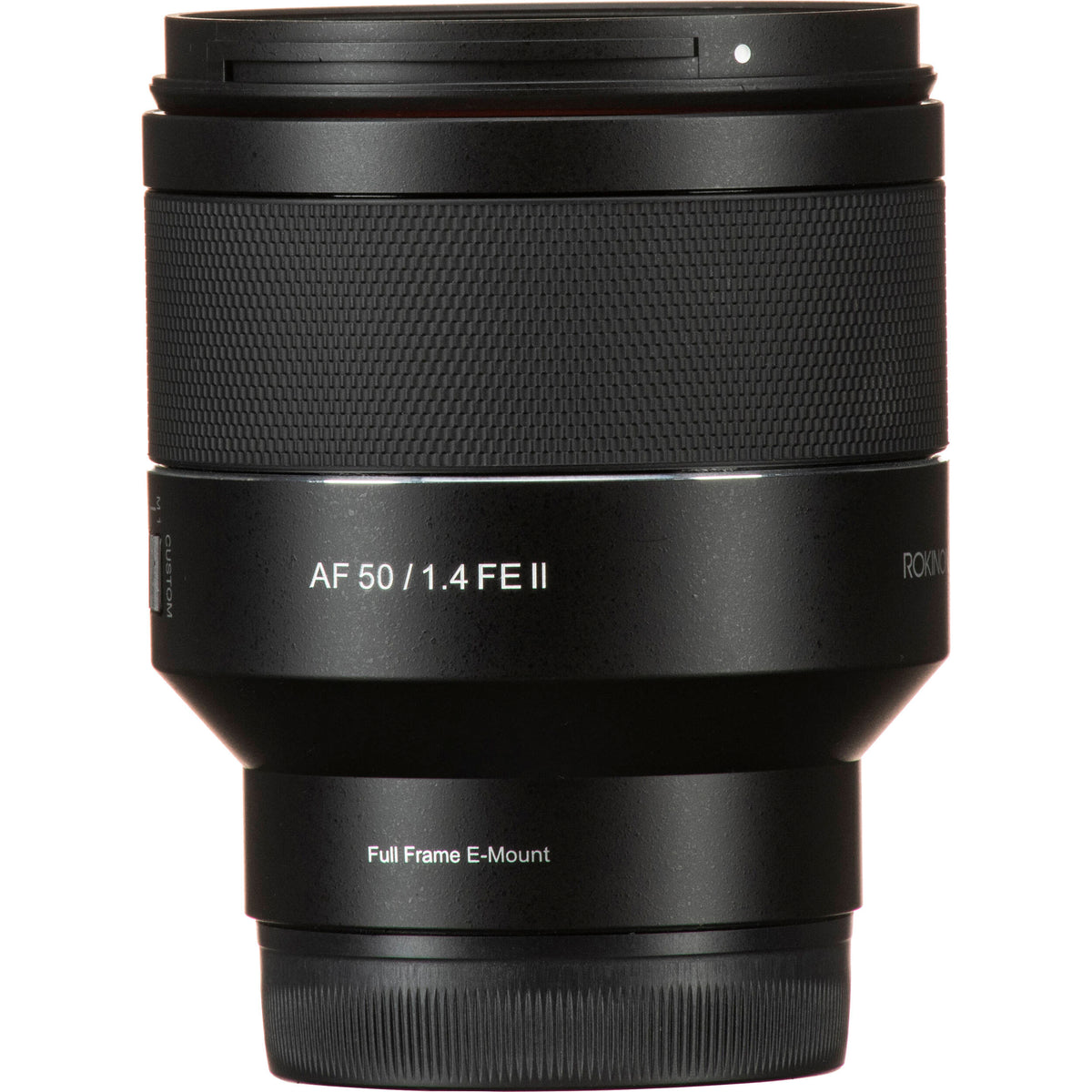 Lente Rokinon AF 50mm f/1.4 FE II - contenido de la caja