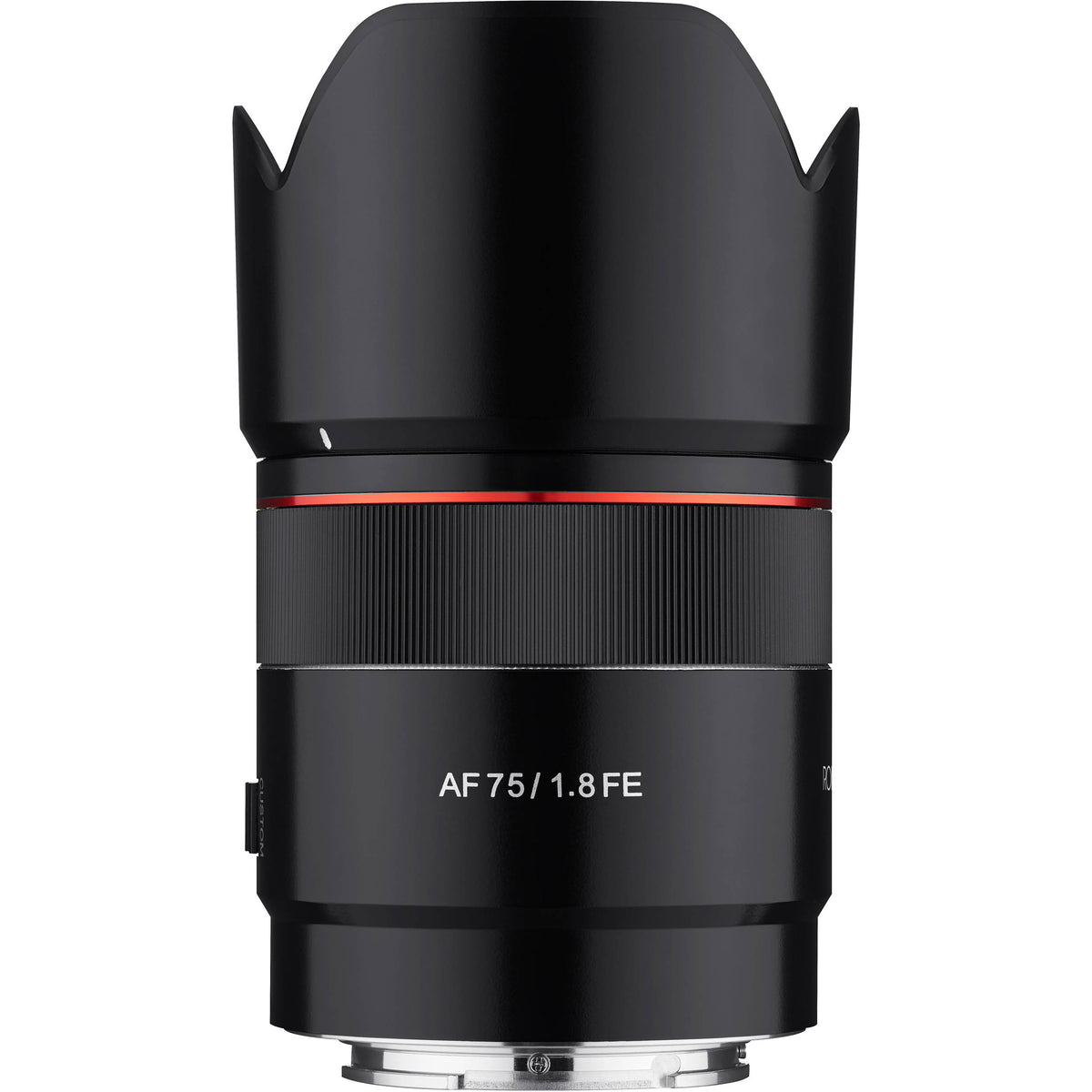 Lente Rokinon AF 75mm f/1.8 FE - vista principal