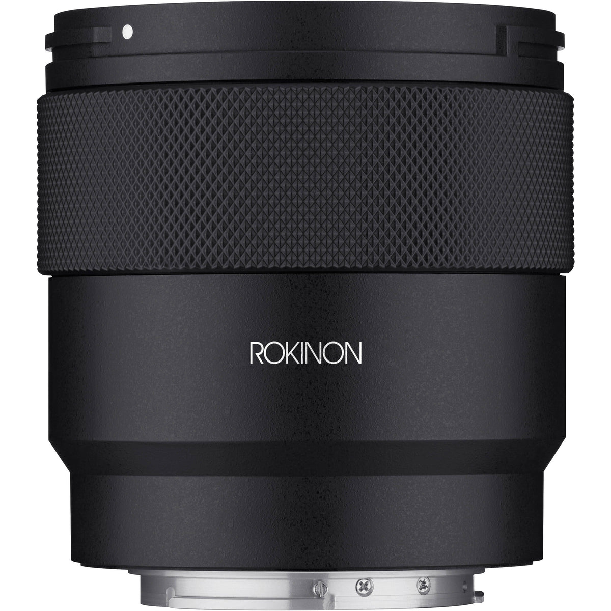 Lente Rokinon AF 85mm f/1.8 P FE - vista lateral