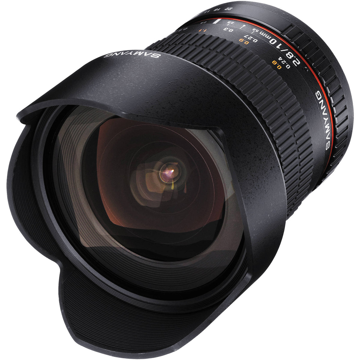Lente Samyang 10mm f/2.8 ED AS NCS CS () - vista frontal