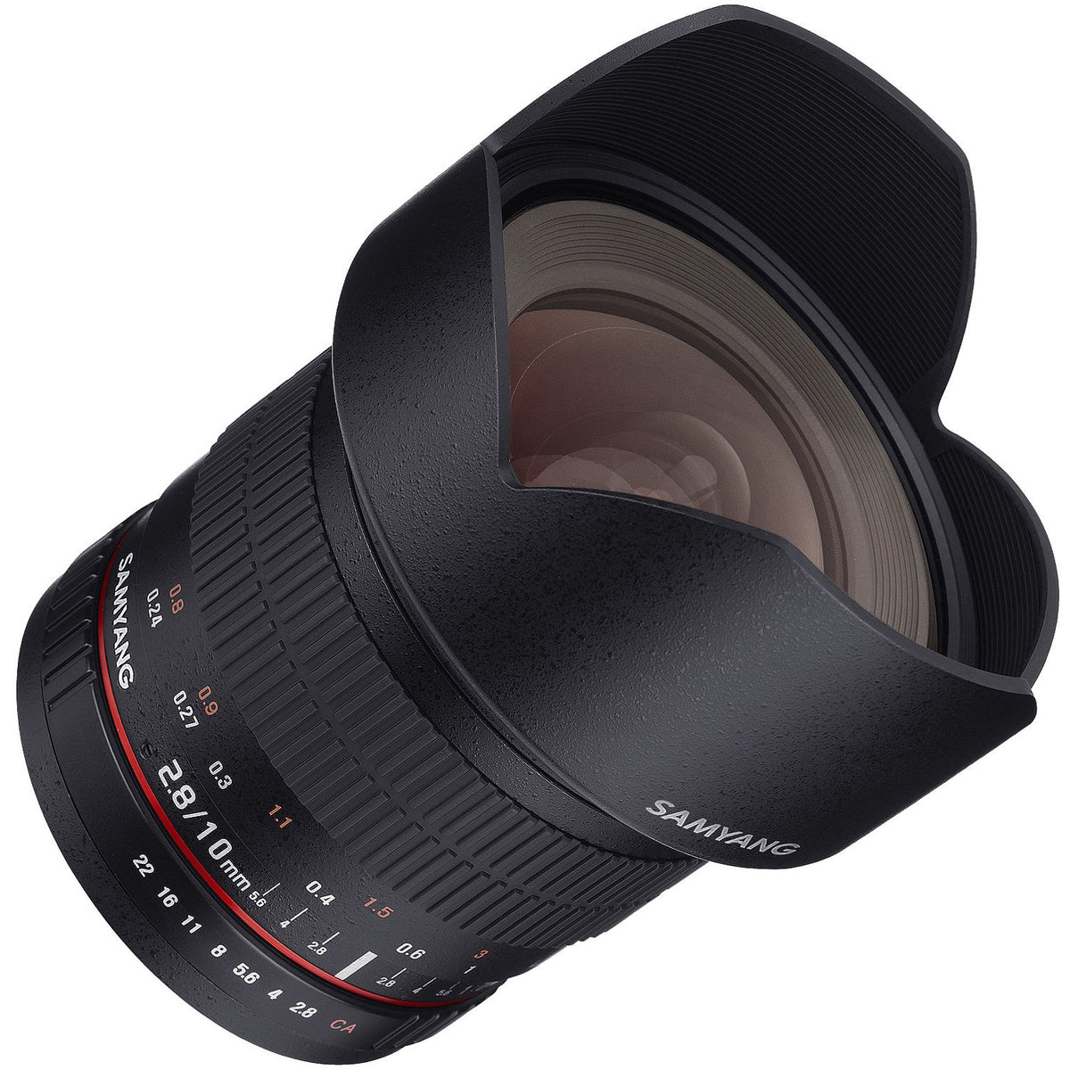 Lente Samyang 10mm f/2.8 ED AS NCS CS - vista trasera