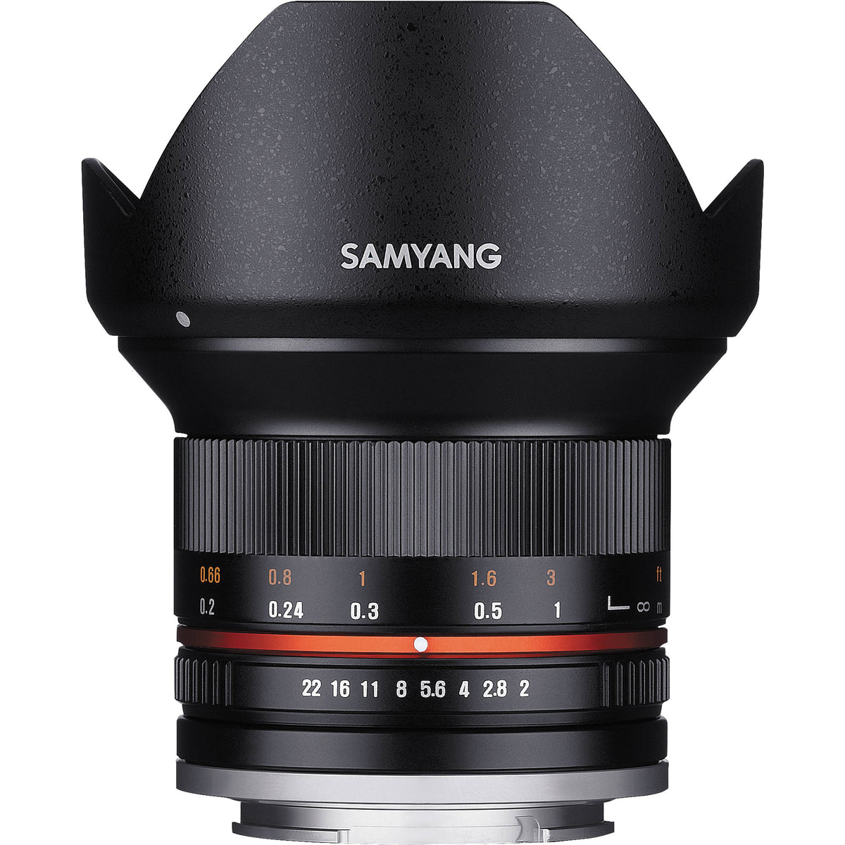 Lente Samyang 12mm f/2.0 NCS CS (APS-C) (Negro) - vista trasera