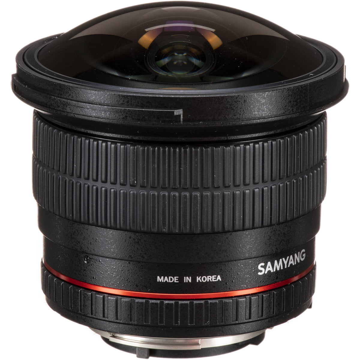 Lente Samyang 12mm f/2.8 ED AS NCS Fisheye - vista trasera