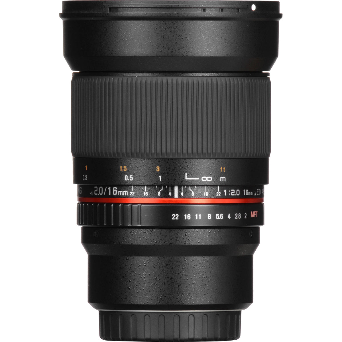 Lente Samyang 16mm f/2.0 ED AS UMC CS - detalle