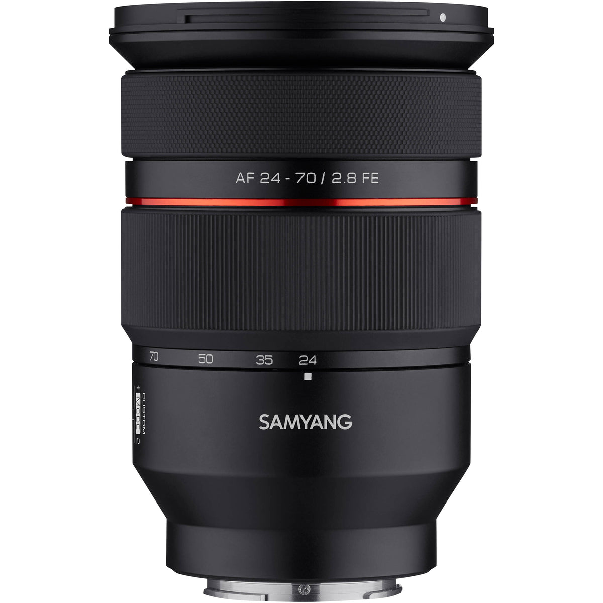 Lente Samyang 24-70mm f/2.8 AF Zoom - vista trasera