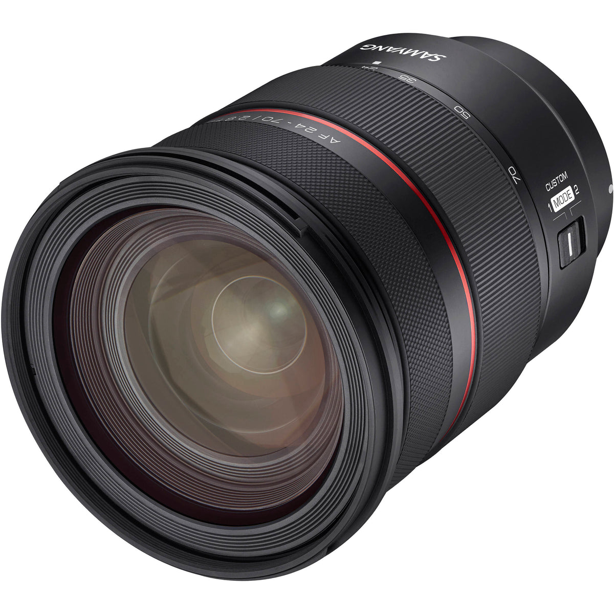 Lente Samyang 24-70mm f/2.8 AF Zoom - contenido de la caja