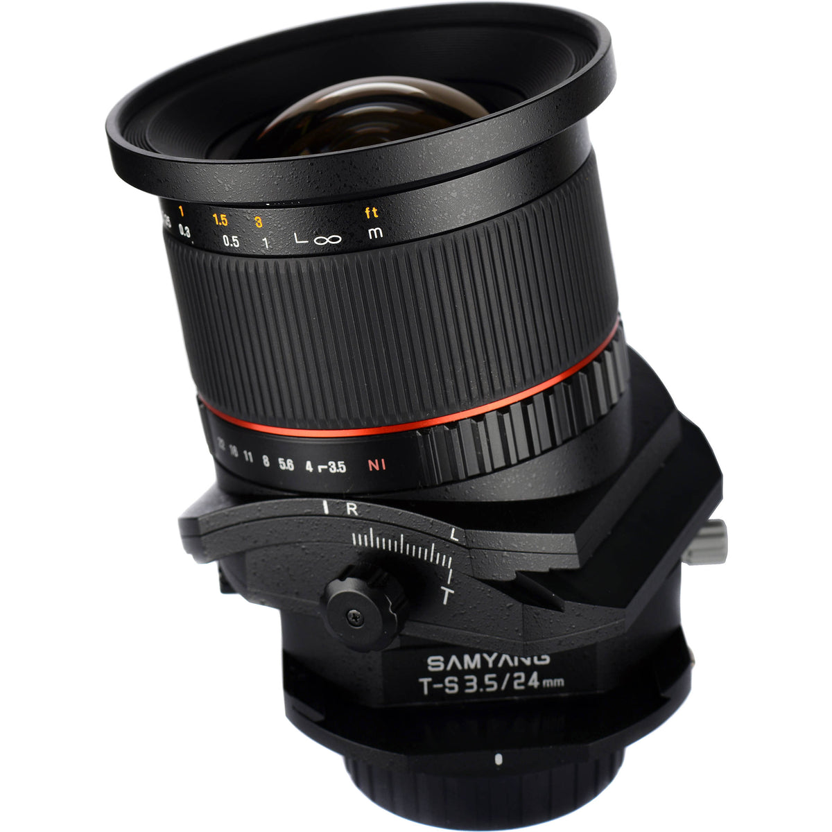 Lente Samyang 24mm f/3.5 ED AS UMC Tilt-Shift - vista trasera