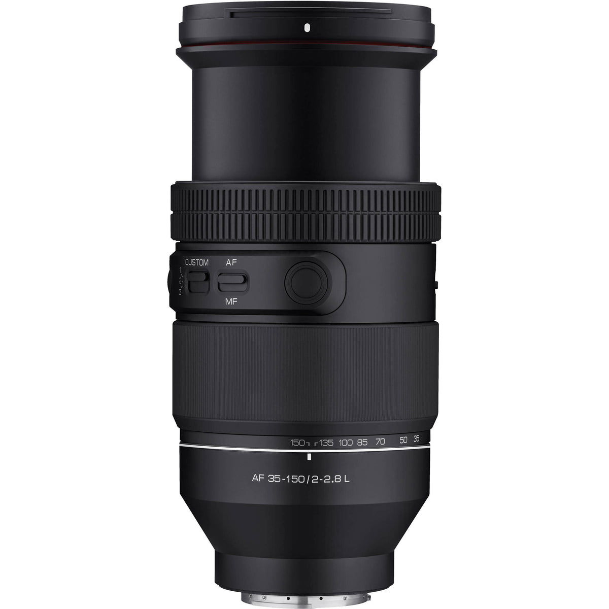Lente Samyang 35-150mm f/2-2.8 AF - contenido de la caja
