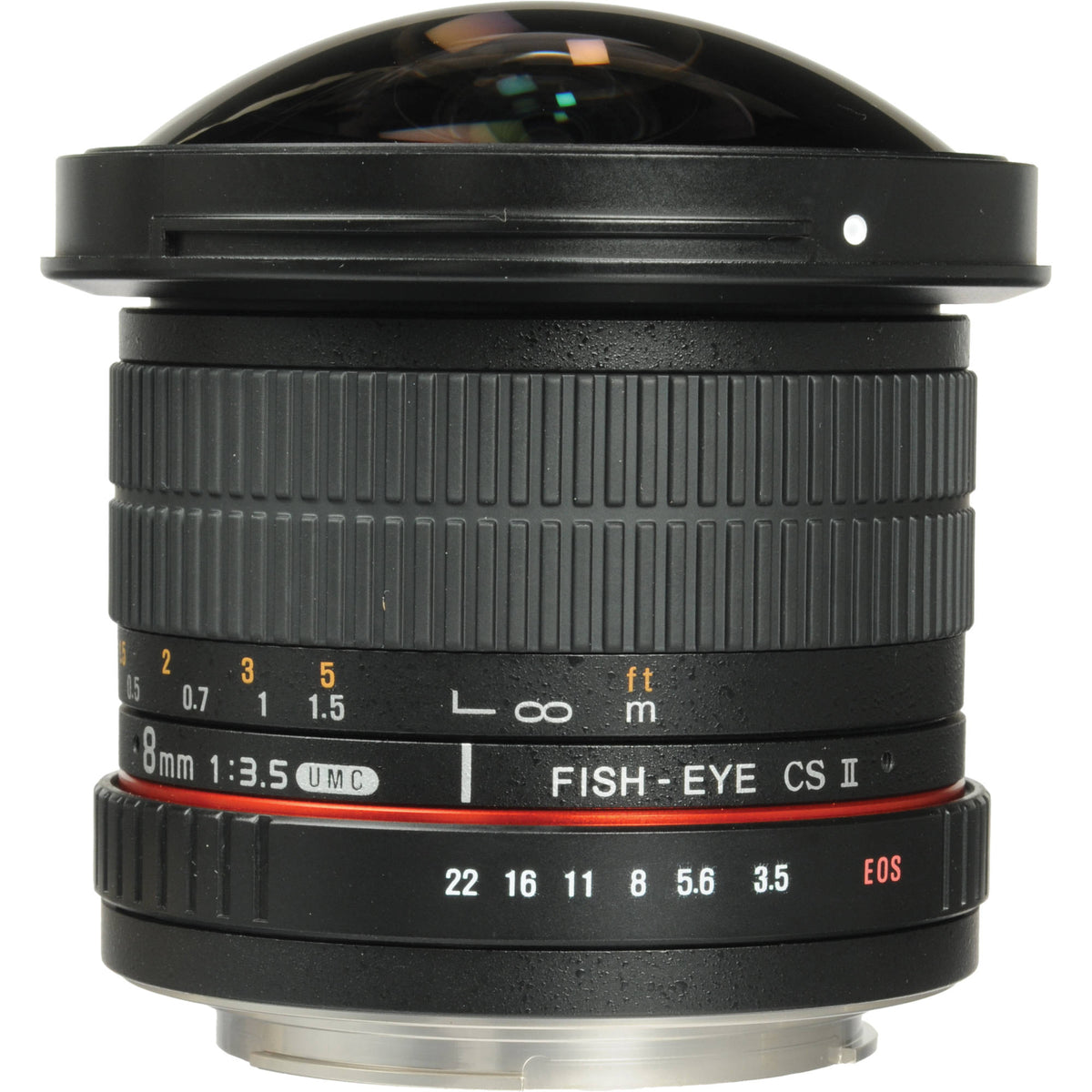 Lente Samyang 8mm f/3.5 HD Fisheye con Removable Hood para Canon - vista principal