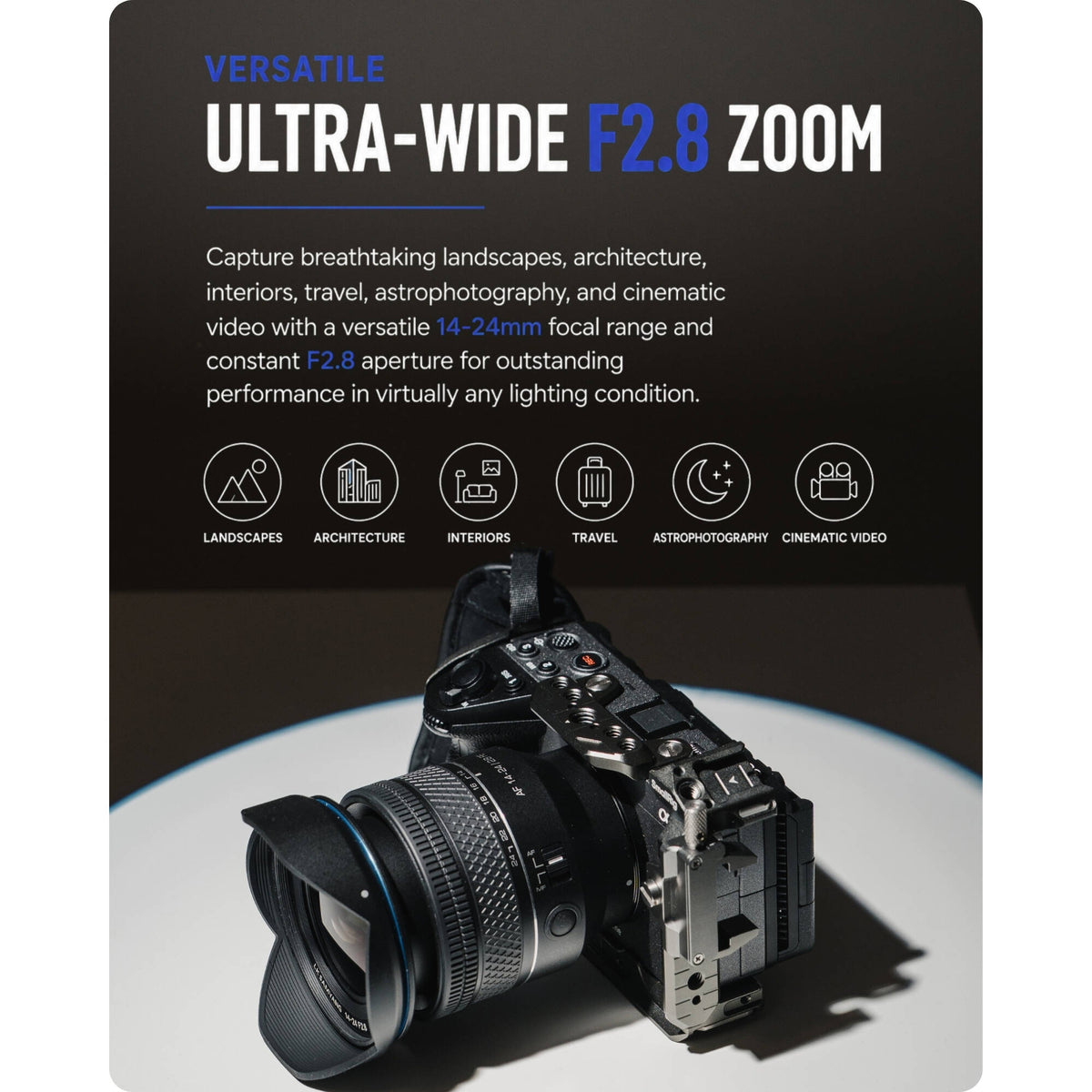 Lente Samyang AF 14-24mm f/2.8 - contenido de la caja