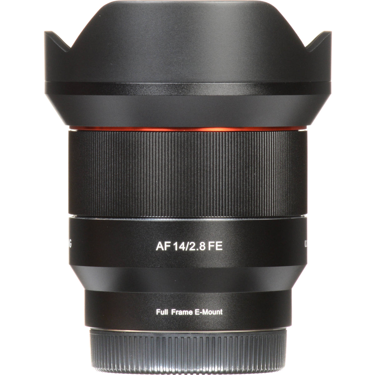 Lente Samyang AF 14mm f/2.8 FE - contenido de la caja