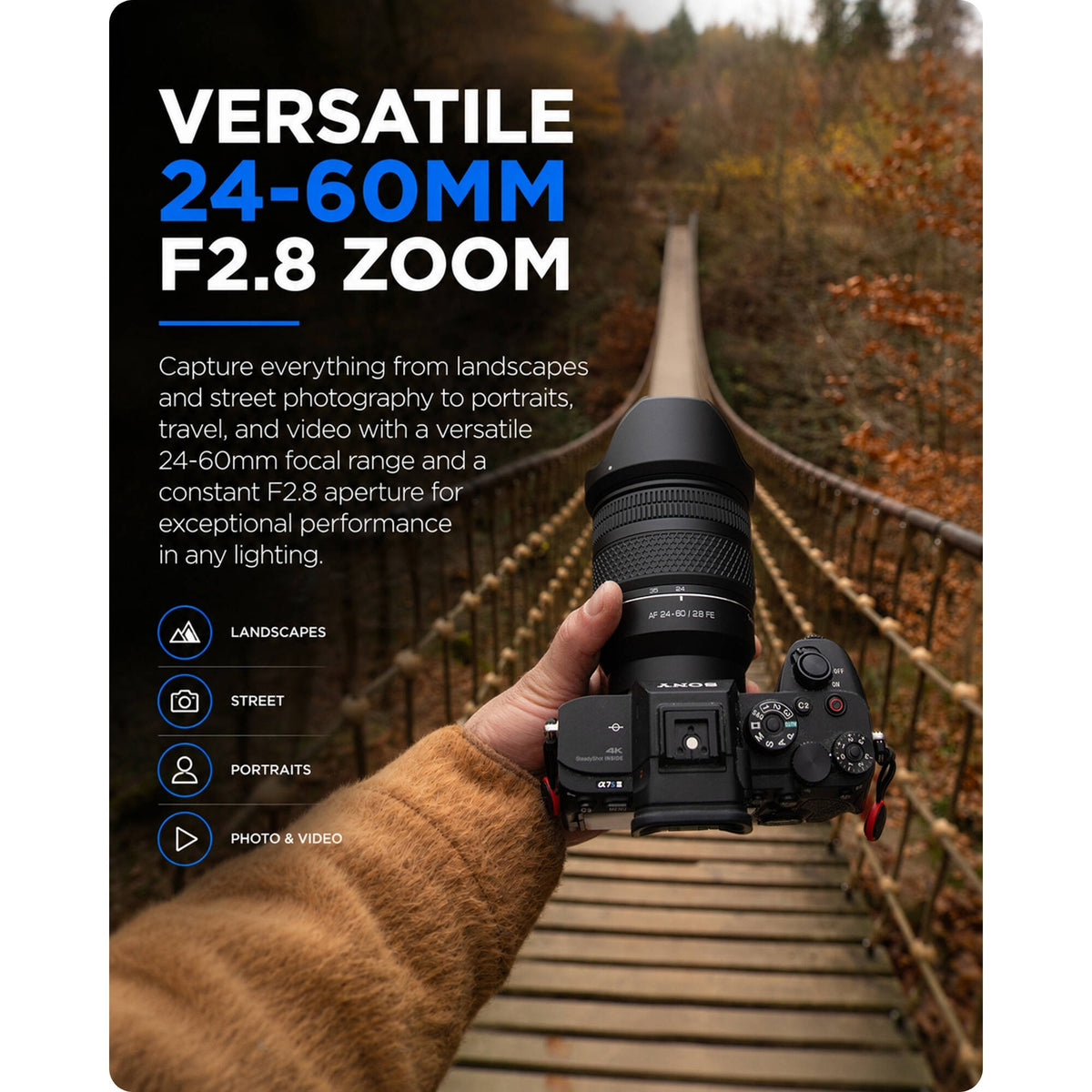 Lente Samyang AF 24-60mm f/2.8 - contenido de la caja