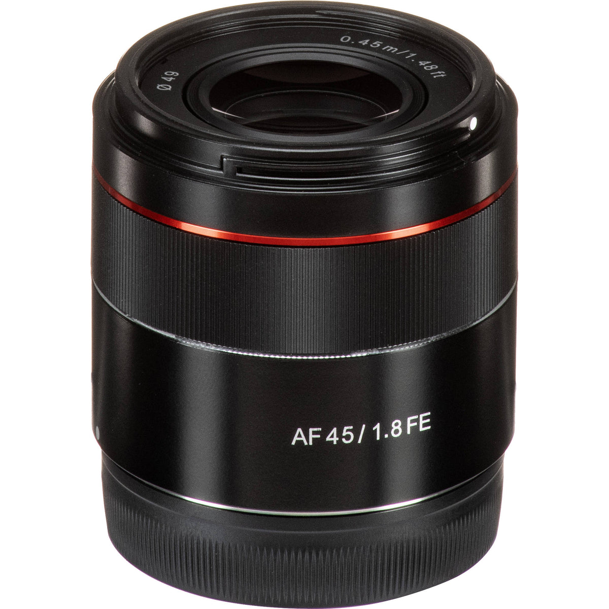 Lente Samyang AF 45mm f/1.8 FE - detalle