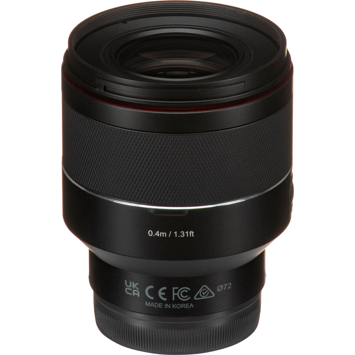 Lente Samyang AF 50mm f/1.4 FE II - contenido de la caja
