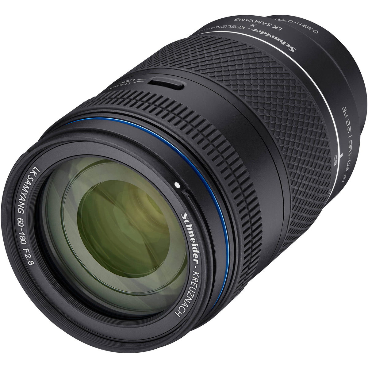 Lente Samyang AF 60-180mm f/2.8 - vista frontal