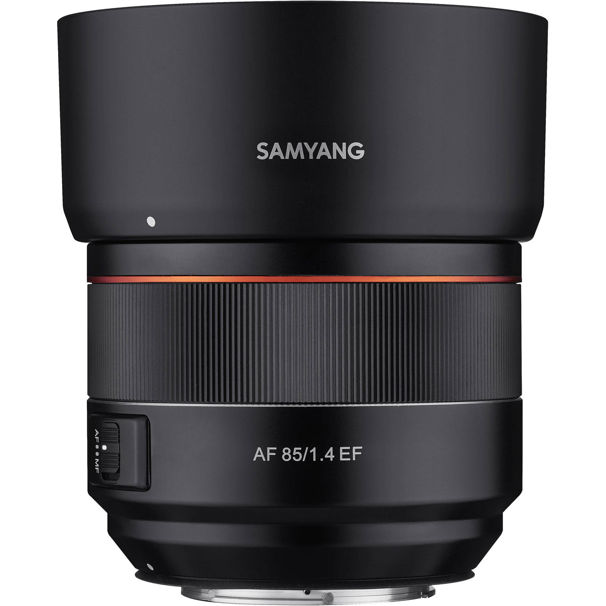 Lente Samyang AF 85mm f/1.4 EF - vista principal