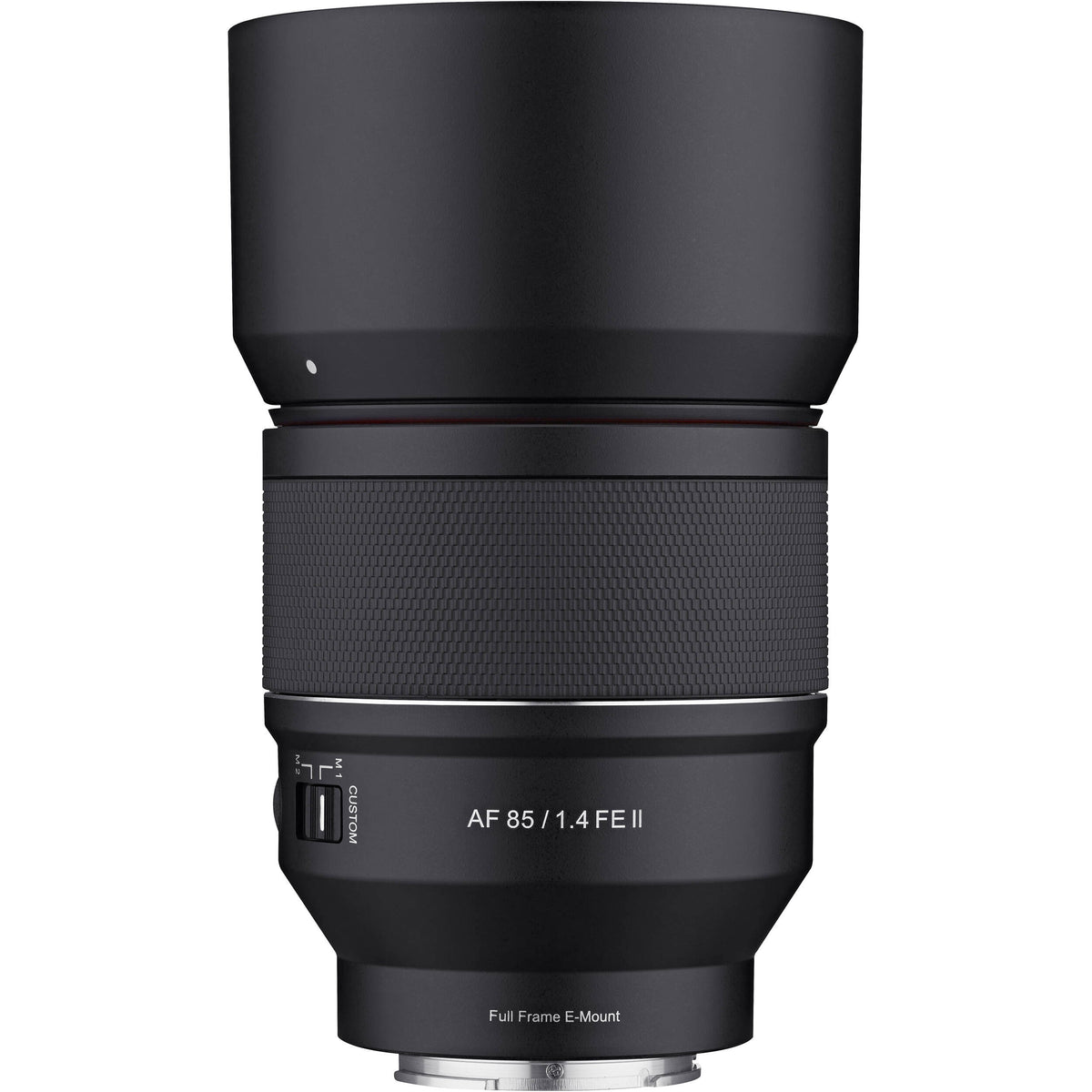 Lente Samyang AF 85mm f/1.4 FE II - vista trasera