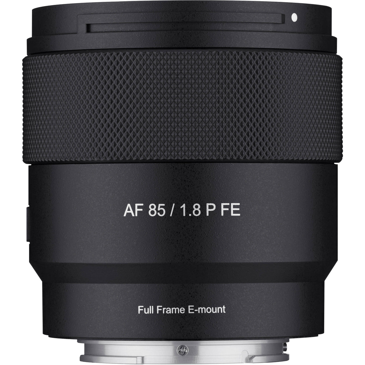 Lente Samyang AF 85mm f/1.8 P FE - vista frontal