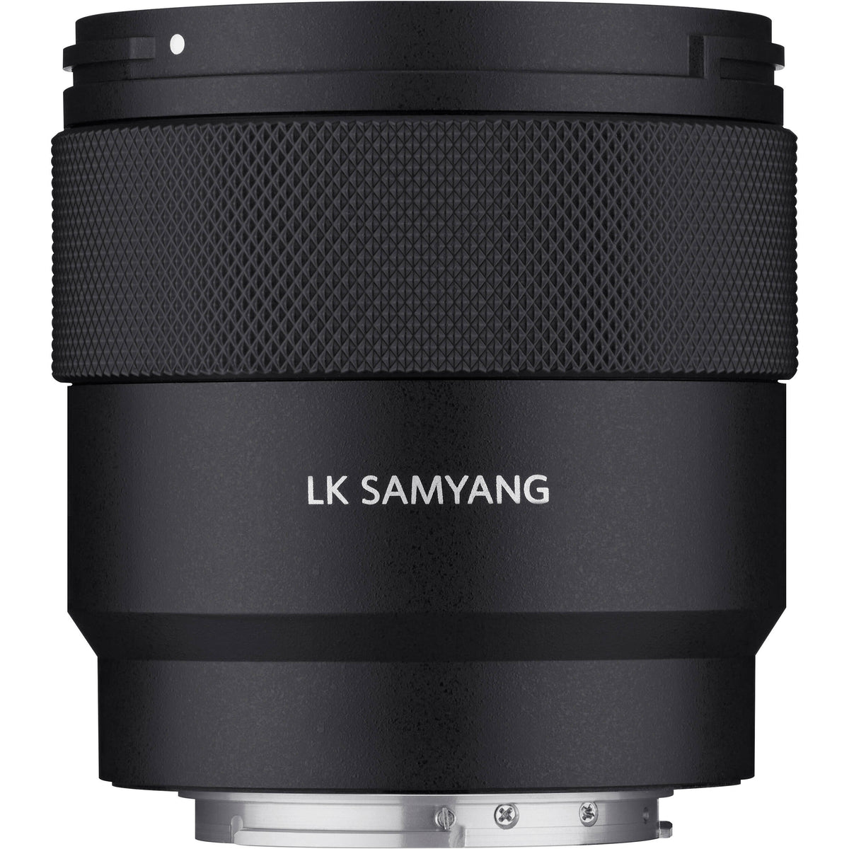 Lente Samyang AF 85mm f/1.8 P FE - vista lateral