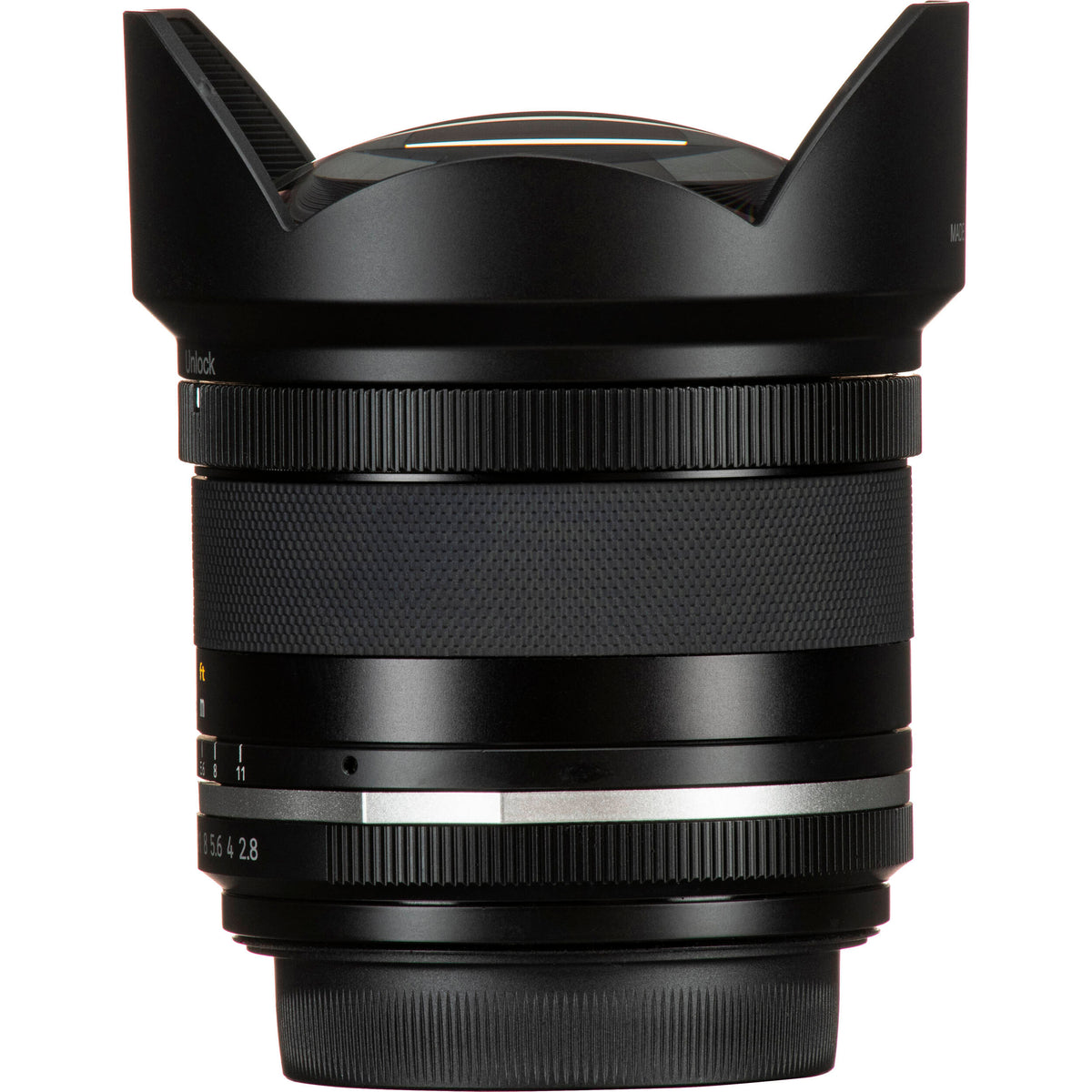 Lente Samyang MF 14mm f/2.8 WS Mk2 - contenido de la caja