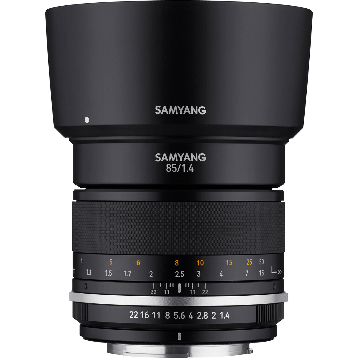 Lente Samyang MF 85mm f/1.4 WS Mk2 - vista principal