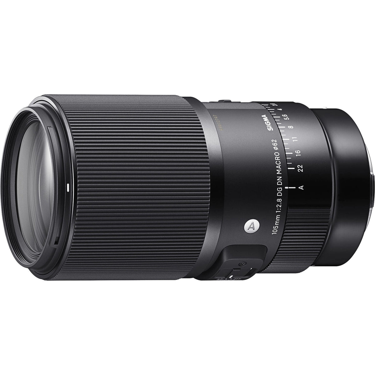 Lente Sigma 105mm f/2.8 DG DN Macro Art - vista lateral