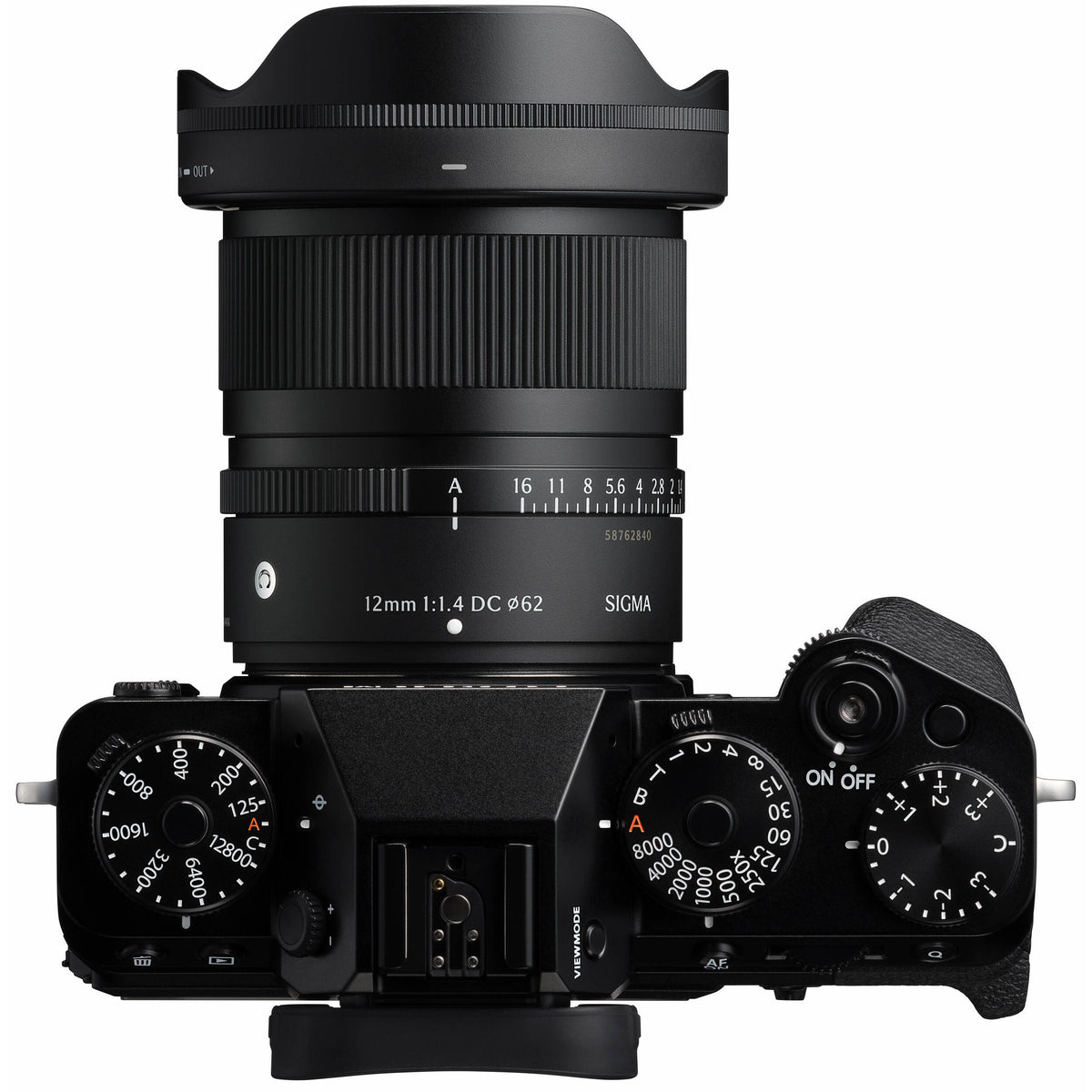 Lente Sigma 12mm f/1.4 DC Contemporary - vista trasera