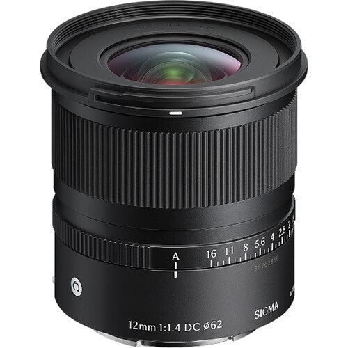 Lente Sigma 12mm f/1.4 DC Contemporary - vista trasera