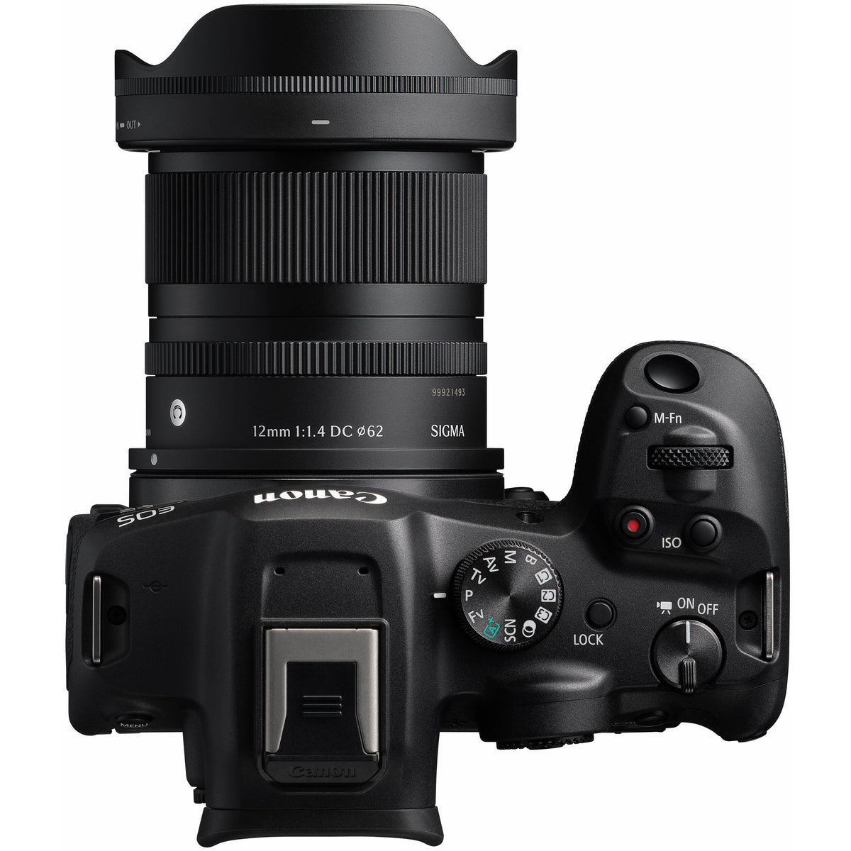 Lente Sigma 12mm f/1.4 DC Contemporary - vista lateral