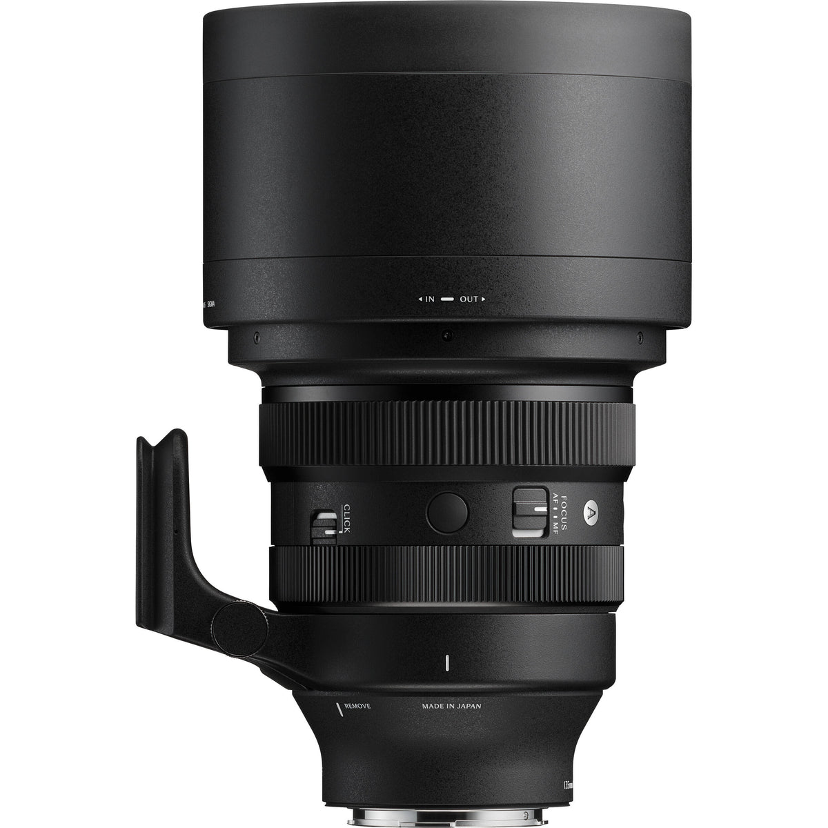 Lente Sigma 135mm f/1.4 DG Art - vista frontal