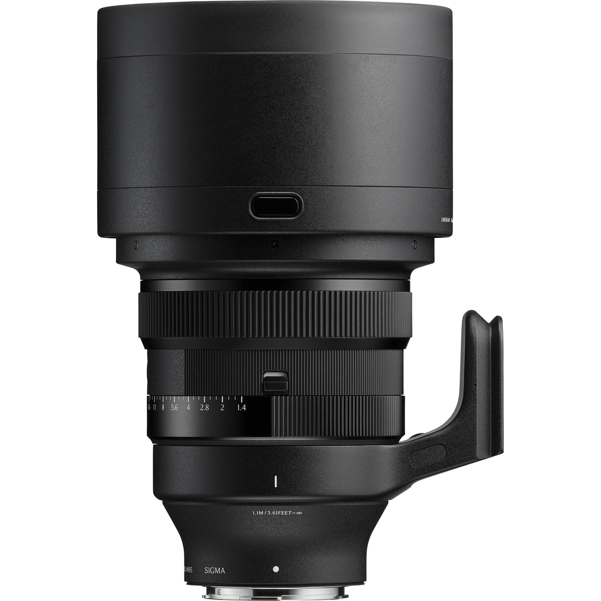 Lente Sigma 135mm f/1.4 DG Art - vista trasera