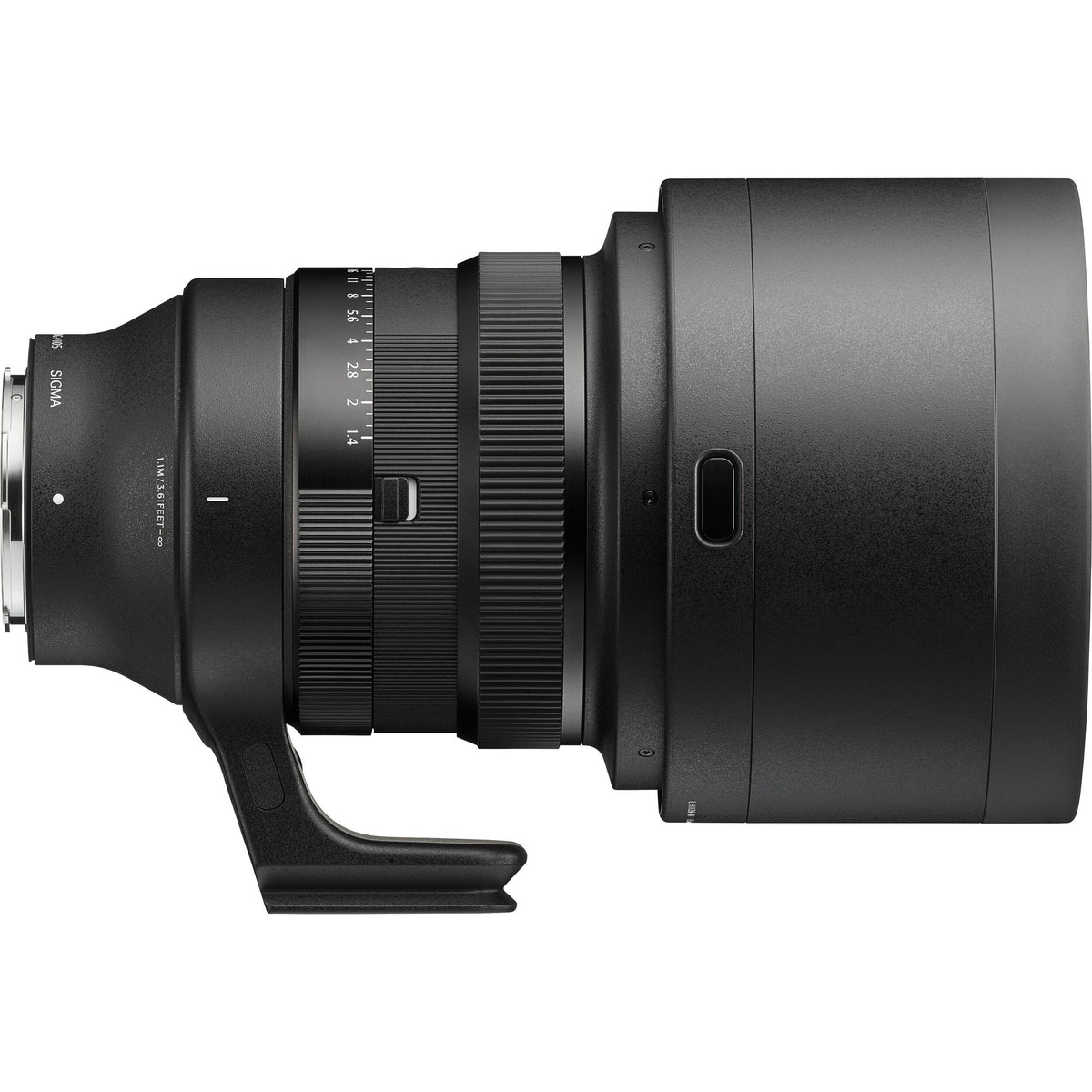 Lente Sigma 135mm f/1.4 DG Art - contenido de la caja