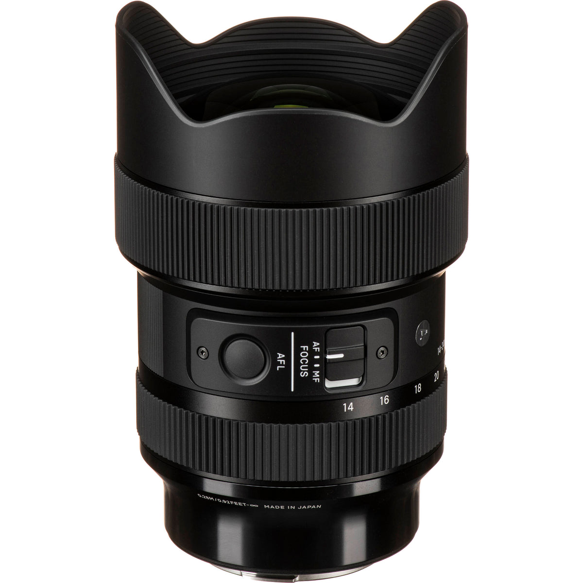 Lente Sigma 14-24mm f/2.8 DG DN Art - vista lateral