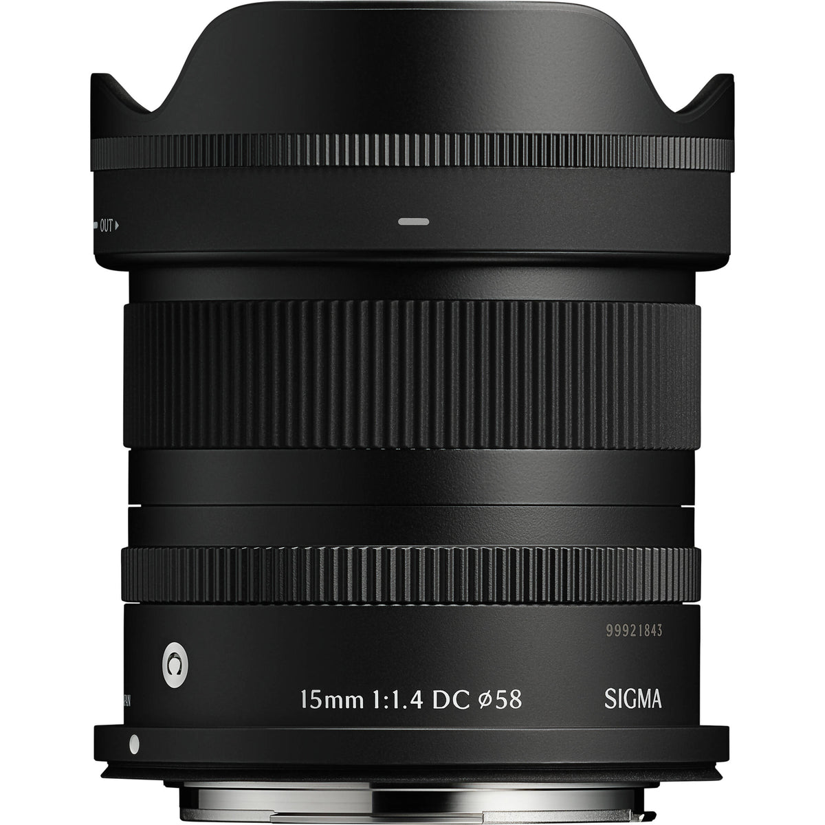 Lente Sigma 15mm f/1.4 DC Contemporary - vista principal