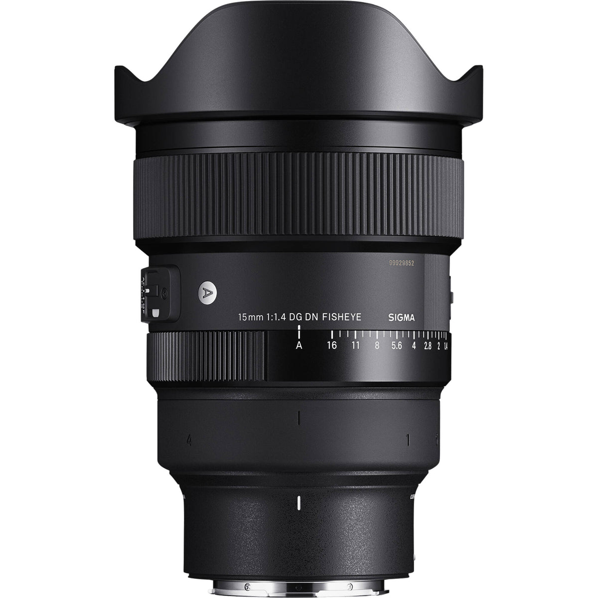 Lente Sigma 15mm f/1.4 Fisheye DG DN Art - vista trasera
