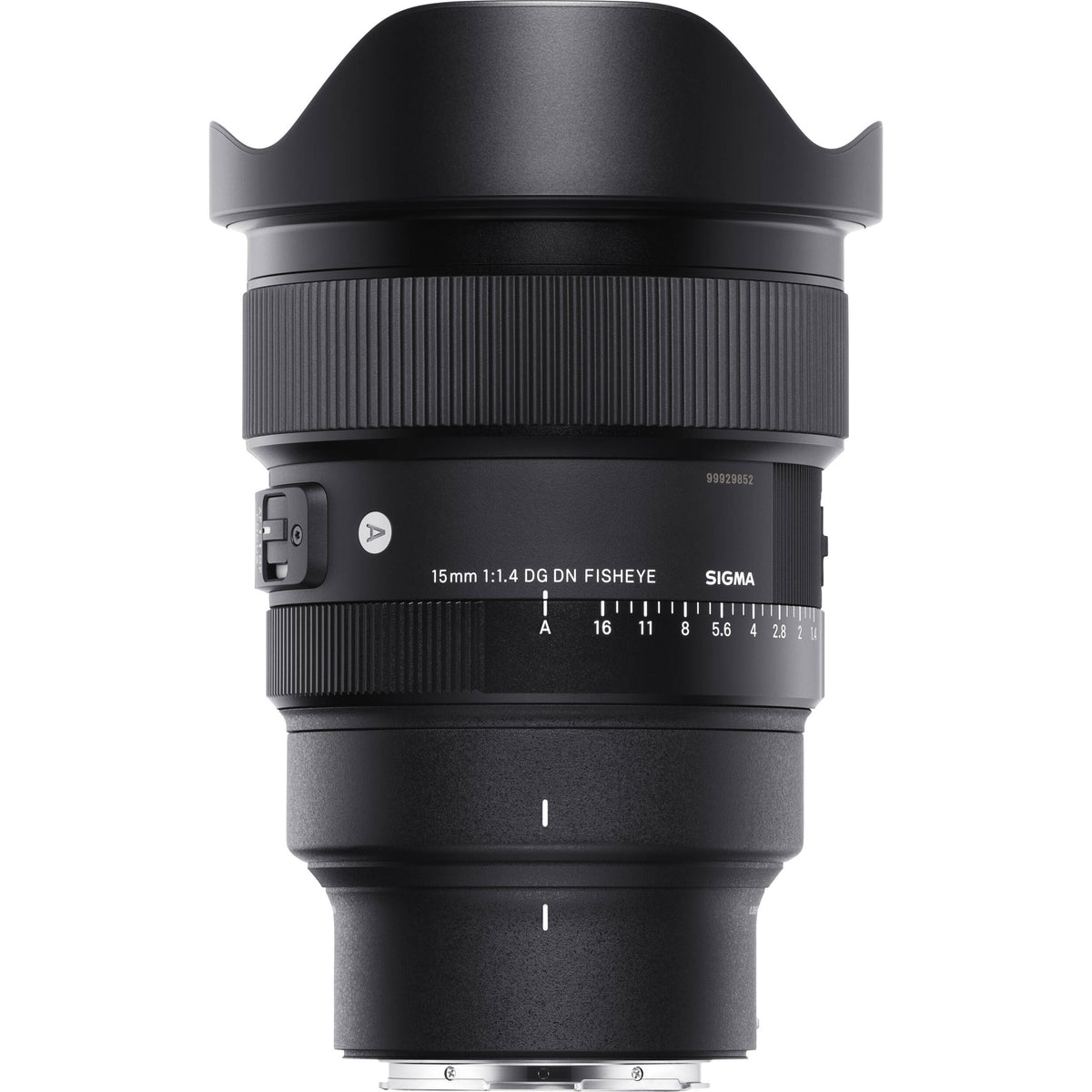 Lente Sigma 15mm f/1.4 Fisheye DG DN Art - puertos y conexiones